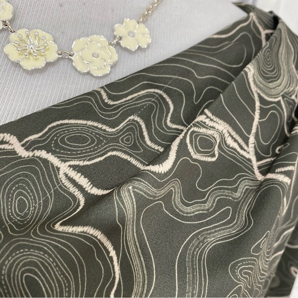 Antonio Melani Size 14 Elizabeth Damrich Monroe Long Sleeve One Shoulder Midi - Picture 8 of 16